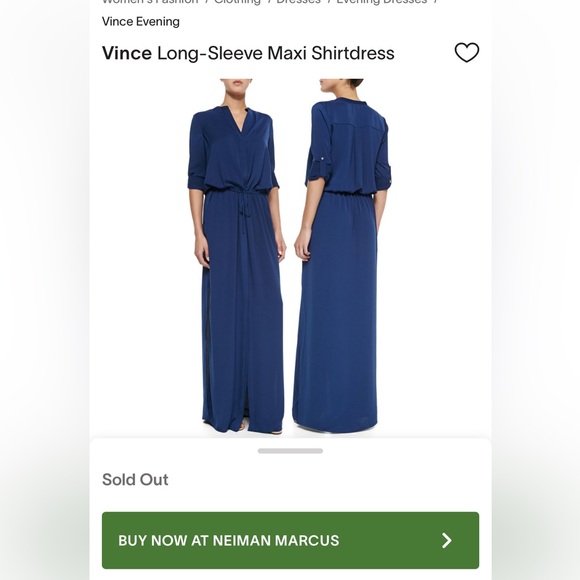 Vince Long Sleeve Maxi Shirtdress - Picture 4 of 8